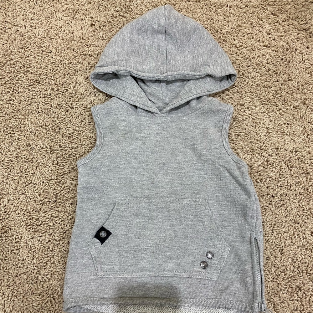 Kardashian kids sleeveless hoodie